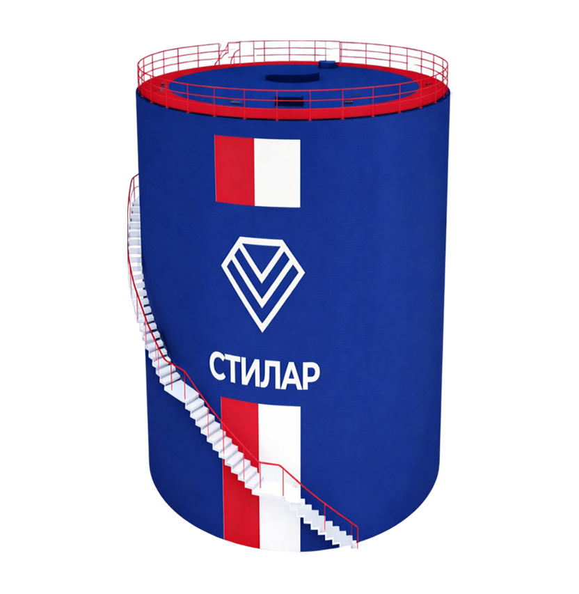Цельносварной резервуар РВС для мазута 25 м³ от завода-производителя